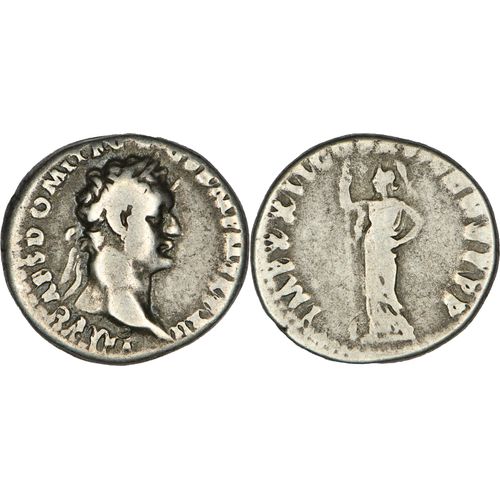 Rome - Denier - Domitien - 92-93 Ad - Athena Tenant Une Lance - Ric.174 - 22-153