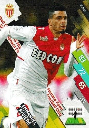 Carte Panini Foot Adrenalyn 2014 / 2015 Emmanuel Riviere Monaco