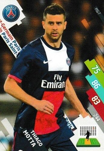 Carte Panini Foot Adrenalyn 2014 / 2015 Thiago Motta Psg