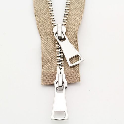 Veste En Métal À Fermeture Éclair, 1 Pièce, Accessoires De Couture Pour Vêtements, Bricolage