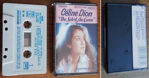 K7 Cassette Tape Audio Céline Dion " Du Soleil Au Coeur "1983 Pathe Marconi