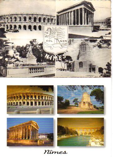 Lot De 2 Cartes Postales De Nîmes, Languedoc Roussillon / Gard (30)