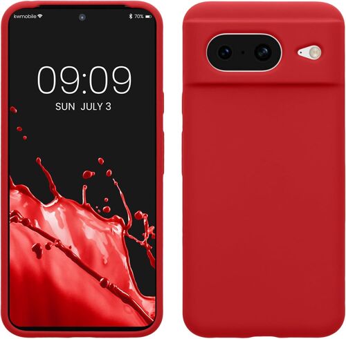Coque Pixel 9 Transparente - Cristal Liquide Anti-Jaunissement (Bleu Saphir)