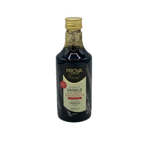 Extrait Vanille Bourbon De Madagascar Avec Graines - Prova Gourmet - Bouteille 250ml