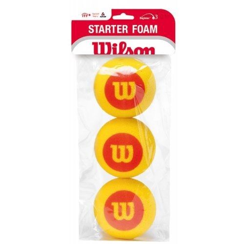 Wilson Wrz258900 Lot De 3 Balles En Mousse Pour Débutants