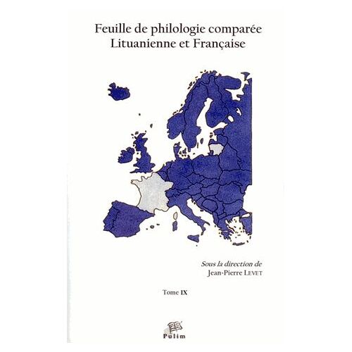 Feuille De Philologie Comparée Lituanienne Et Française N° 9