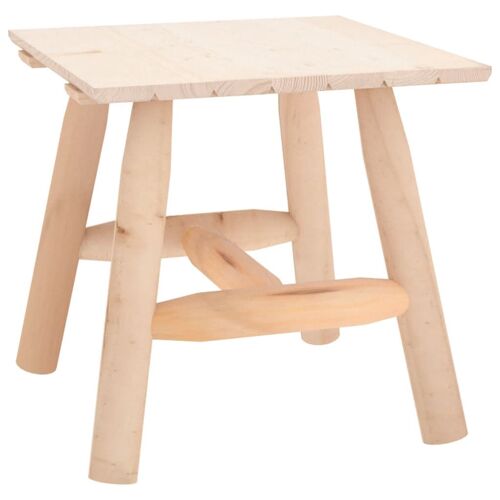 Vidaxl Table D'appoint 49x49x50 Cm Bois Massif D'épicéa