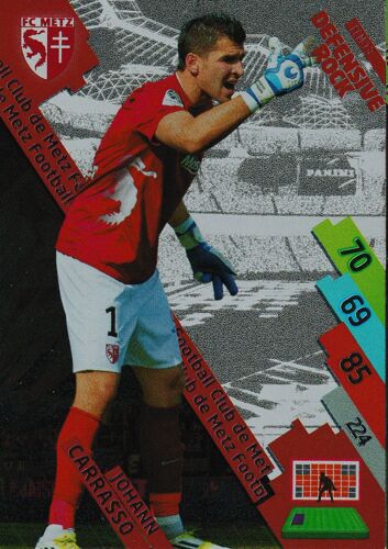 Carte Foot Panini Adrenalyn Xl 2014 /2015 Fcm-13 Johann Carrasso Defensive Rock