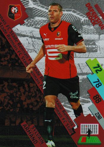 Carte Foot Panini Adrenalyn Xl 2014 /2015 Srfc-13 Sylvain Armand Defensive Rock