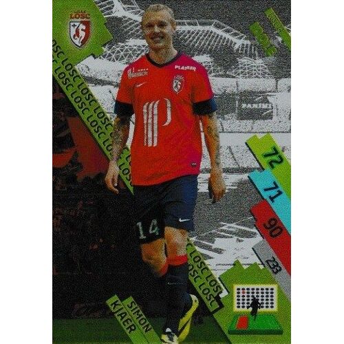 Carte Foot Panini Adrenalyn Xl 2014 / 2015 Losc-14 Simon Kjaer Idole