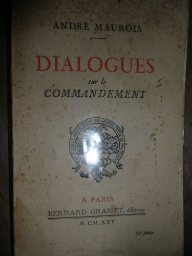 Dialogues Sur Le Commandement