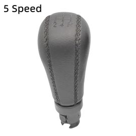 5 Vitesses - Pommeau De Levier De Vitesse En Cuir Noir, Pour Volvo S60 S80 V70 Xc70, Stylo Levier De Vitesse, Accessoires De Style De Voiture