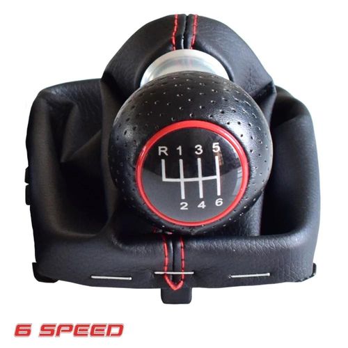 6 Vitesse-Rouge - Pommeau De Levier De Vitesse Manuel, Accessoires De Voiture Pour Audi A3 S3 2001 2002 2003
