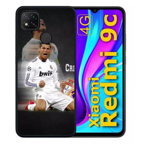 Coque Pour Redmi 9c - Christiano Ronaldo - Silicone - Noir