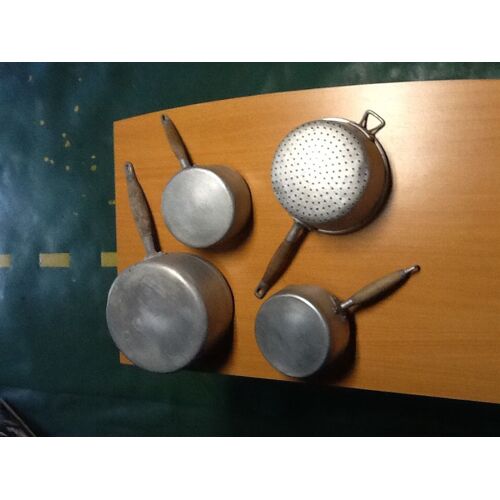Lot De 4 Casseroles En Alu