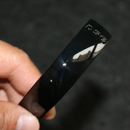 Dsg Abs Noir - Couvercle Latéral Du Pommeau De Levier De Vitesse En Cuir Suédé, Noir Chromé, Emblème Dsg, Pour Vw Golf 6 7 R Gti Passat B7 B8 Cc R20 Jetta Mk6 Gli