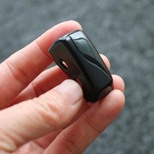 Pièces Noires - Couvercle Latéral Du Pommeau De Levier De Vitesse En Cuir Suédé, Noir Chromé, Emblème Dsg, Pour Vw Golf 6 7 R Gti Passat B7 B8 Cc R20 Jetta Mk6 Gli