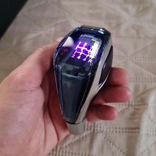 5 Vitesses - Pommeau De Levier De Vitesse Universel En Cristal, Avec Led, Pour Toyota Lexus Hyundai Mitsubishi Mazda, Accessoires'intérieur