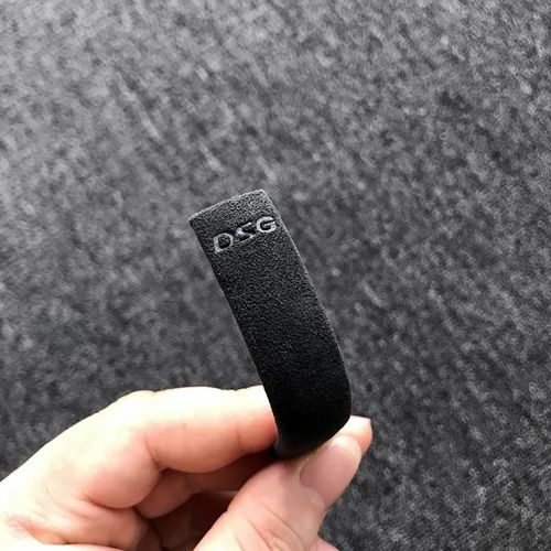 Daim Dsg - Couvercle Latéral Du Pommeau De Levier De Vitesse En Cuir Suédé, Noir Chromé, Emblème Dsg, Pour Vw Golf 6 7 R Gti Passat B7 B8 Cc R20 Jetta Mk6 Gli