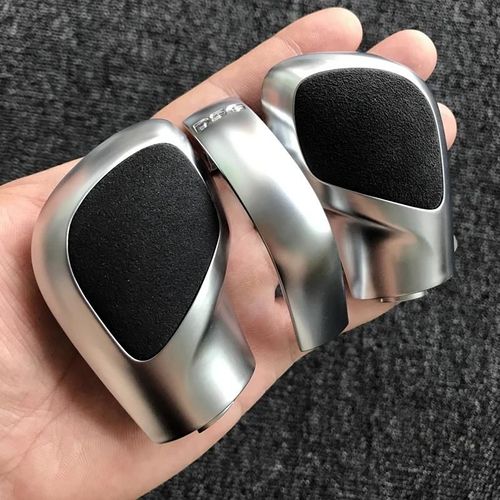 Dsg Chromé - Couvercle Latéral De Pommeau De Levier De Vitesse En Alcantara, Chromé Mat Avec Emblème Dsg Pour Vw Golf 6 7 R Gti Passat B7 B8 Cc R20 Jetta Mk6 Gli