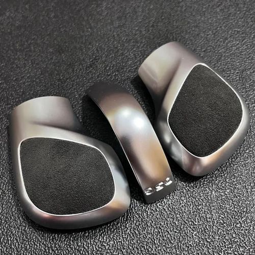 Daim Chromé 2 - Couvercle Latéral De Levier De Vitesse En Cuir Suédé, Emblème Dsg Pour Vw Golf 6 Golf 7 R Gti Passat B7 B8 Cc R20 Jetta Mk6 Gli