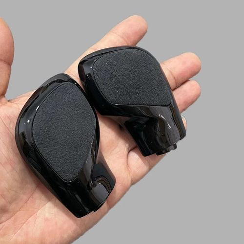 Housse En Daim - Couvercle Latéral Du Pommeau De Levier De Vitesse En Cuir Suédé, Noir Chromé, Emblème Dsg, Pour Vw Golf 6 7 R Gti Passat B7 B8 Cc R20 Jetta Mk6 Gli