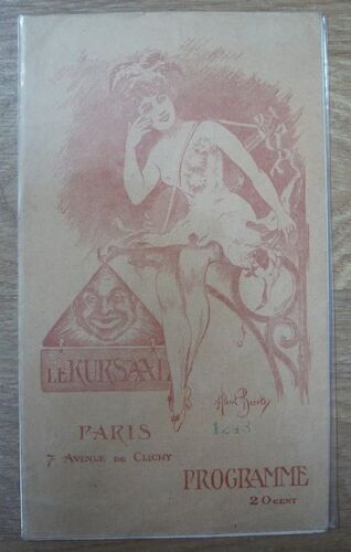 Programme Music-Hall Le Kursaal 1913 