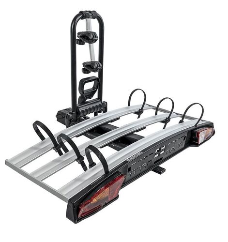 Porte-Vélos Sur Attelage / Plateforme 3 Vélos Rabattable - Menabo Alcor 3