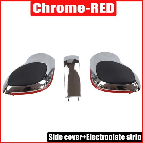 Variante 11 - Pommeau De Levier De Vitesse De Voiture Rouge/Bleu Chromé Mat Pour Vw Golf 6 7 R Gti Passat B7 B8 Cc R20 Jetta Mk6 Gli Dsg Couvercle Emblème