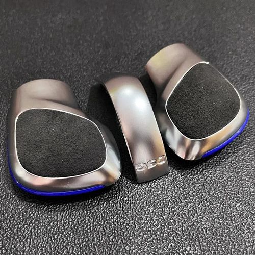 Daim Bleu 3 - Couvercle Latéral De Levier De Vitesse En Cuir Suédé, Emblème Dsg Pour Vw Golf 6 Golf 7 R Gti Passat B7 B8 Cc R20 Jetta Mk6 Gli