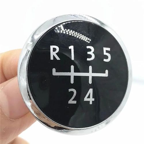 Noir 5 Vitesses - Pommeau De Levier De Vitesses Couvercle Emblème Pour Volkswagen Vw Transporter T5 T5.1 Gp 2003 2004 2005 2006 2007 2008 2009 2010 2011