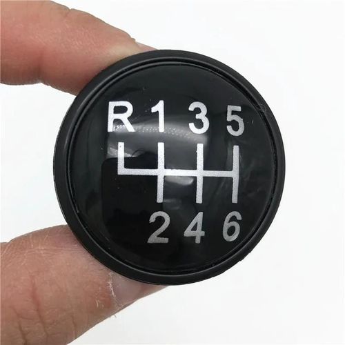 Noir 6 Vitesses - Couvercle De Poignée De Changement De Vitesse Avec Emblème, Pour Vw Golf Jetta Mk3 Mk4 Gti Mk4 Bora Lupo Polo Seat Ibiza Caddy