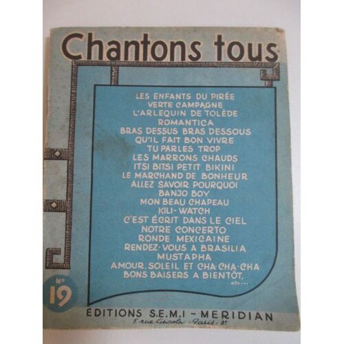 Chantons Tous N 19