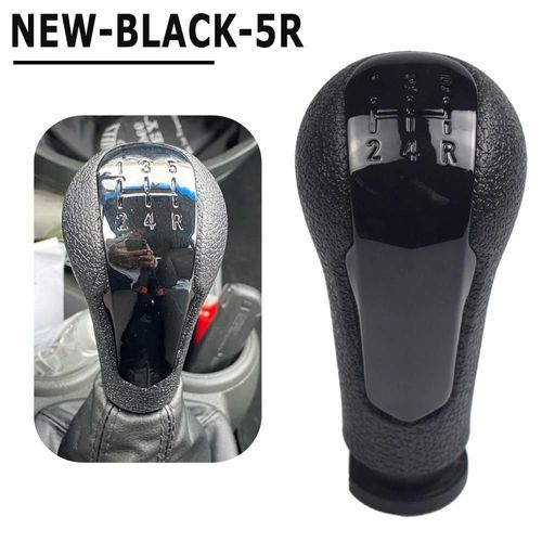 Noir 5 Vitesses - Pommeau De Levier De Vitesse En Cuir Pu, 5 Vitesses, Pour Chevrolet Matiz Spark M300 2009 2010 2011 2012 2013 2014 2015 2016
