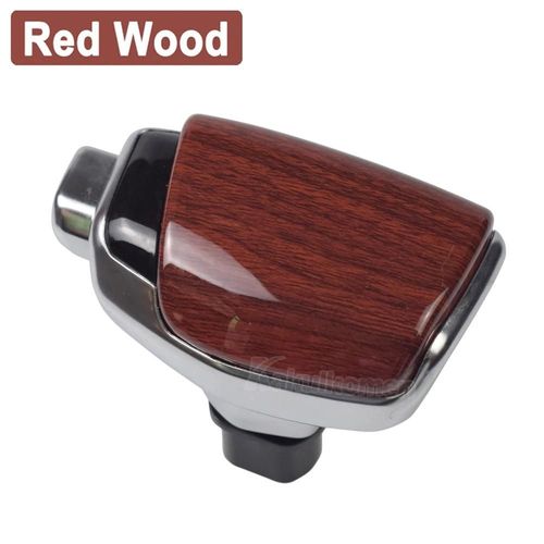Bois Rouge - Pommeau De Changement De Vitesse Automatique En Fibre De Carbone, Poignée De Changement De Vitesse, Pour Hyundai Ix35 Ix25 Mistra Tucson, Kia Sportage R K4 K3