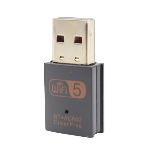 Orange noir - Mini Adaptateur Wifi Sans Fil Double Bande Usb 600/2.4 Ghz, 5.8 Mbps, Récepteur Externe, Dongle Rtl8821cu Pour Pc/ordinateur Portable