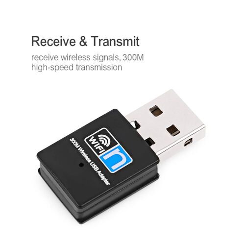 Mini Adaptateur Wifi Dongle Sans Fil 300m, Usb 2.0, Rtl7603, Carte Réseau 802.11 N/g/b, Lan