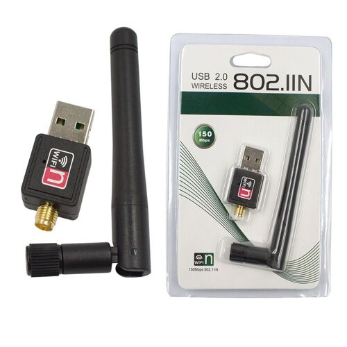 MTK7601 150MPBS - Eeatpow adaptateur Wifi USB 150Mbps 2dBi antenne 802.11n/g/b Ethernet Wifi dongle carte réseau sans fil PC wifi récepteur pour ordinateur de bureau