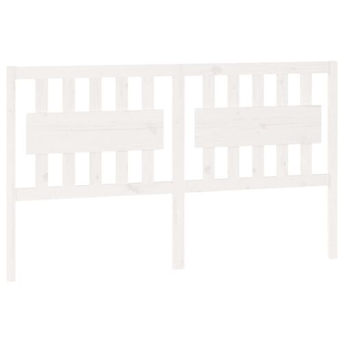 vidaXL Tête de lit Blanc 165,5x4x100 cm Bois massif de pin