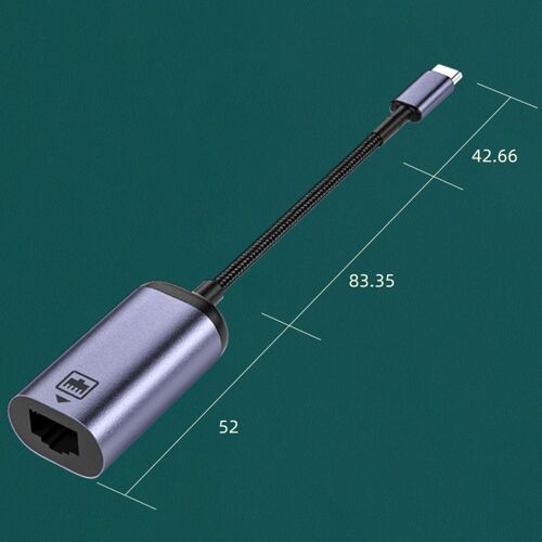 Court terme - Connecteur De Carte Réseau Ethernet Usb Type C Vers Rj45, 100mbps, Câble Adaptateur Réseau Pour Téléphone Portable, Ordinateur