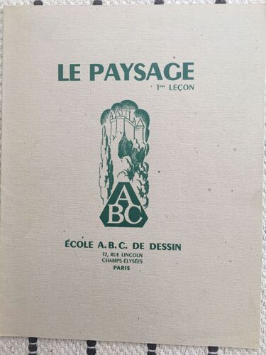 Cours Abc De Dessin - Le Paysage - Leçon 1
