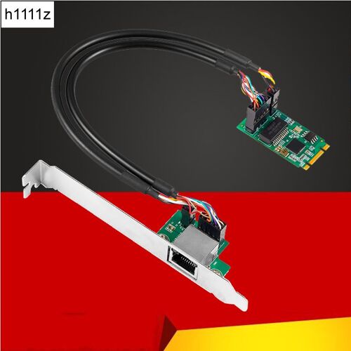 Carte Réseau M2 Vers Rj45 2.5g, 1 Port, 2500mbps, M.2 B Key, 2.5 Go, Pcie, Ethernet, Lan, Contrôleur Pour Puce Intel I225