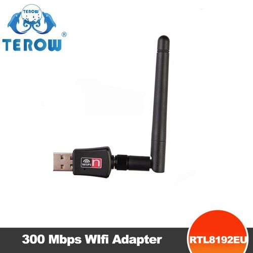 Adaptateur Wifi Usb 300 Mbps/usb2.0, Carte Réseau Sans Fil Avec Antenne Externe 2dbi Pour Windows Xp/vista/7/8/10,