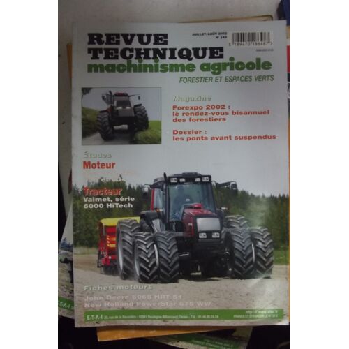 Revue Technique Machinisme Agricole 143 