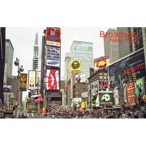 Carte Postale - Lieux -Batiments - Broadway - New York