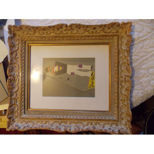 Jacques Carelman (1929-2012) Rare Peinture Projet Pour Don Perlimplin (7)