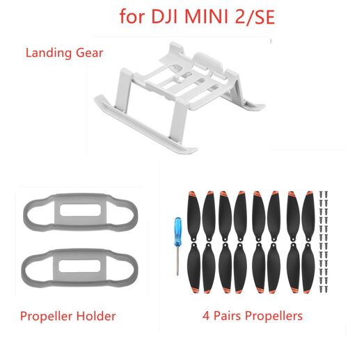 E 3 En 1 - Protecteur D'hélice À Dégagement Rapide Pour Dji Mavic Mini, Kit D'hélices, Couvercle De Bague De Protection, Accessoires De Drone, 4 Pièces-Générique