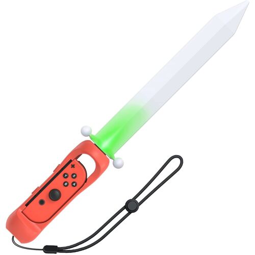 Poignée D'épée De Jeu Pour The Legend Of Zelda : Skyward Sword Hd, Pour Manette Switch Joy-Con Avec Sangle Élastique Réglable