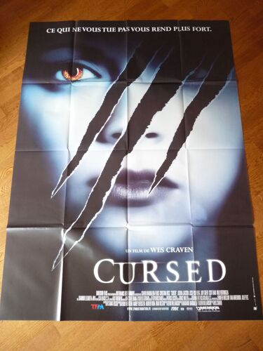 Cursed De Wes Craven Avec Christina Ricci, Joshua Jackson. - Affiche Originale De Cinéma 120 X 160 Cm