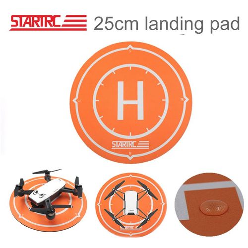 Mini Tapis D'atterrissage 25cm, Imperméable, Pliable, Pour Le Bureau, Le Parking, Pour Dji Tello/Spark/Mini Drone, Hélicoptère, Quadcopter-Générique